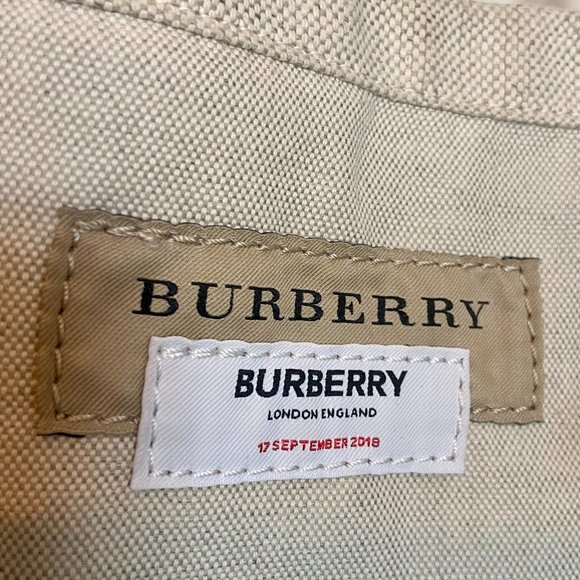 Burberry Canvas Tote - Picture 4 of 9